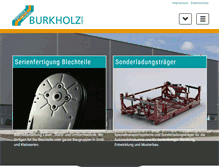 Tablet Screenshot of burkholz.com